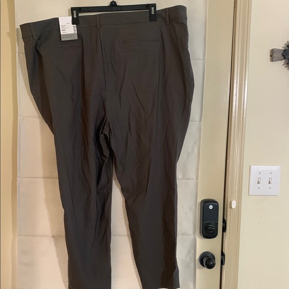 NWT Gray Slim Ankle High Rise Trousers Dress Pants Nine West Plus Size 26W - Picture 4 of 4